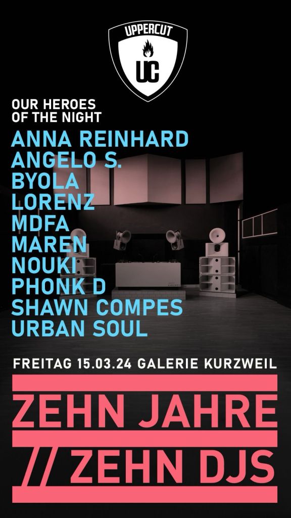 15.03.2024: Byola & Lucid Breaks @ Zehn Jahre Zehn DJs (Galerie Kurzweil)